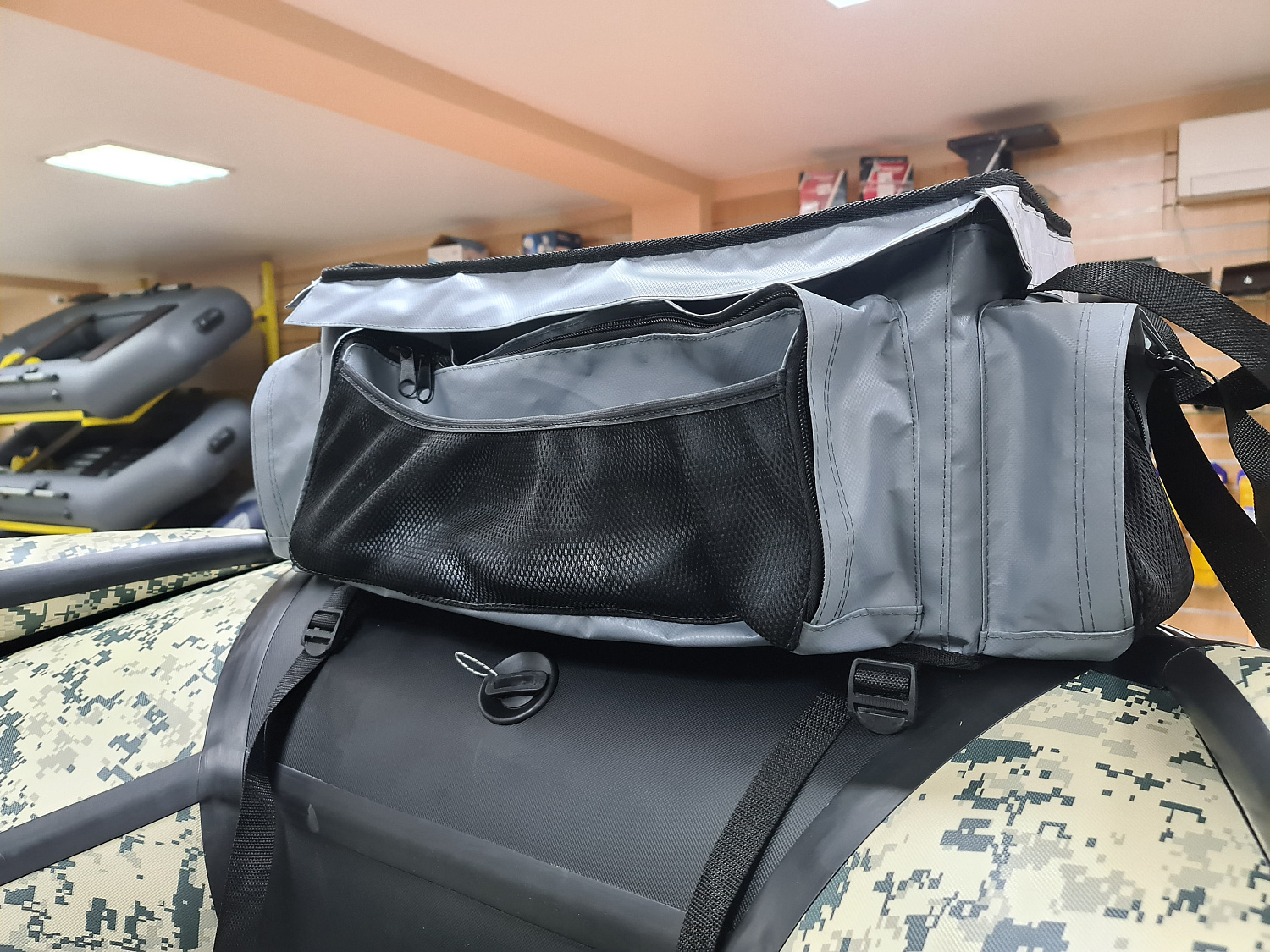 СУМКА ЛЮКС НА БАЛЛОН ДЛЯ ЛОДОК ПВХ 50Х25Х25 СМ в Сочи